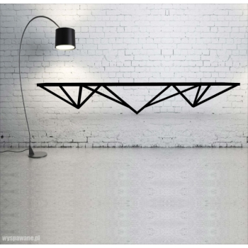 Półka stalowa LOFT 120x30x30cm